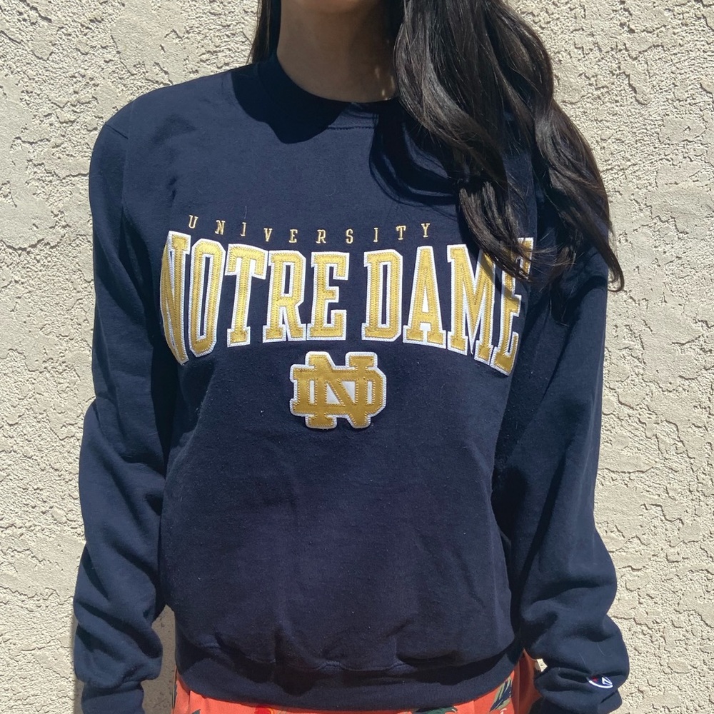 University of Norte Dame crew neck